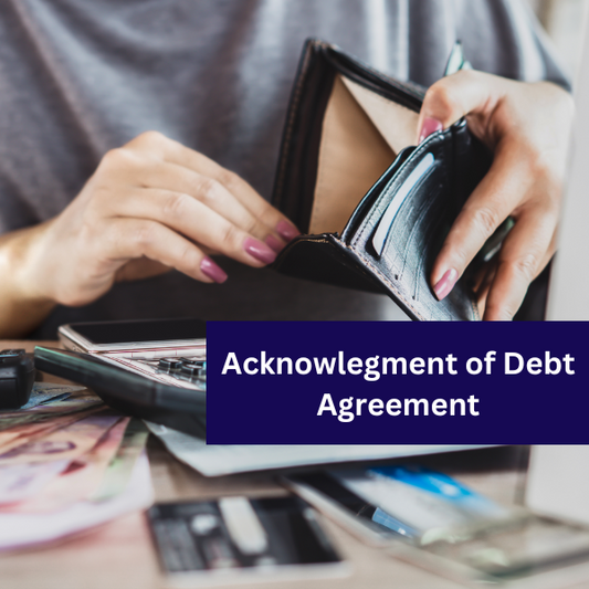 Acknowledgment of Debt Agreement